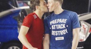 Besos en público entre Tom Daley y Dustin Lance Black