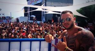 Esteban de 'Gandía Shore' asiste al Circuit, el mayor festival gay de Europa