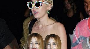 Miley Cyrus, en tetas en la New York Fashion Week