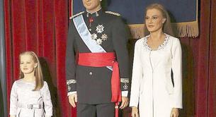 Las terroríficas figuras de cera de Letizia, Leonor y Felipe