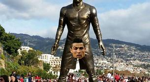 La polémica estatua con pene de Cristiano Ronaldo