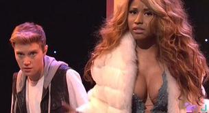 Nicki Minaj imita a Beyoncé haciendo de Virgen María en 'Saturday Night Live'