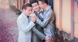 Trío gay: boda de 3 homosexuales en Tailandia
