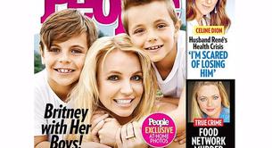 Britney Spears posa con sus hijos en la revista 'People'