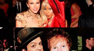 Bruno Mars y Ed Sheeran se burlan de la pelea de Taylor Swift y Nicki Minaj