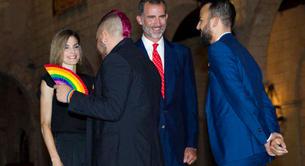 Invitados gays en la recepción de los reyes Felipe y Letizia en Mallorca