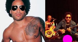 El pene de Lenny Kravitz, al descubierto en un concierto