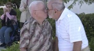 La emotiva boda gay de un veterano de la 2ª Guerra Mundial de 95 años