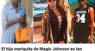 La tremenda homofobia de El Mundo al hablar del hijo de Magic Johnson