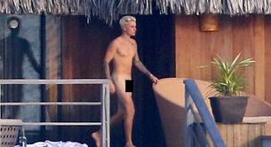 Pillado Justin Bieber desnudo en sus vacaciones en Bora Bora