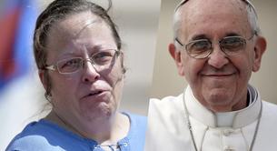 El Papa celebra la homofobia con Kim Davis