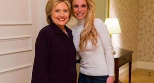 Britney Spears conoce a Hillary Clinton