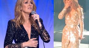 Céline Dion, llorando en su primer concierto