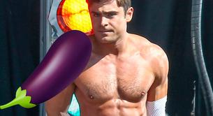 Zac Efron con un pene en la cara en 'Dirty Grandpa'