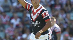 El jugador de rugby Latrell Mitchell, desnudo en pleno partido