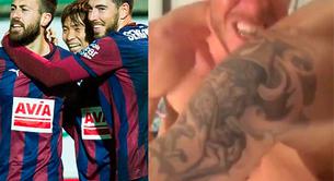 El vídeo porno de dos futbolistas desnudos del Eibar en un trío