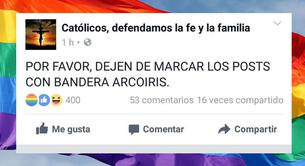 Las páginas homófobas de Facebook se llenan de reacciones con "Orgullo"