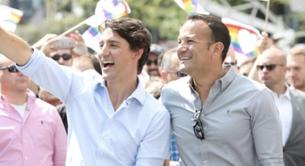 Las fotos de Justin Trudeau y Leo Varadkar en el Pride de Montreal