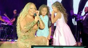 Mariah Carey saca a sus hijos a cantar en directo