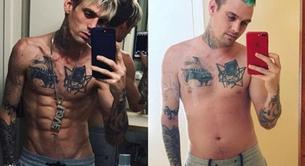 El brutal cambio de imagen de Aaron Carter tras desintoxicarse