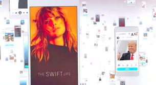 Los fans de Trump acuden a la app oficial de Taylor Swift