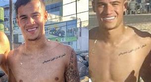 Philippe Coutinho desnudo, futbolista del Barcelona