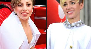 Miley Cyrus y Lady Gaga desnudas en una campaña de protesta contra los Grammy