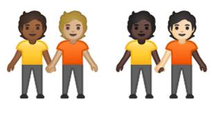 Los emojis de pareja neutros están llegando a tu teléfono