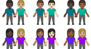 Llegan los emojis de parejas gays interraciales a tu teléfono